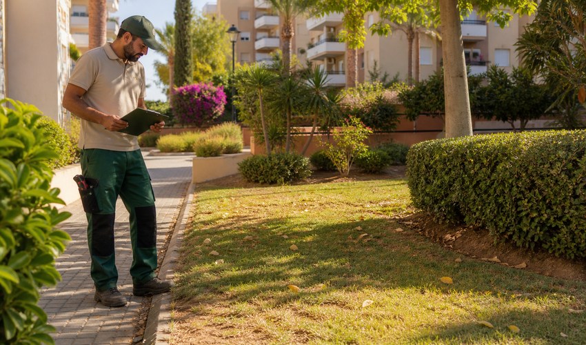 revision jardin comunitario tras vacaciones de agosto